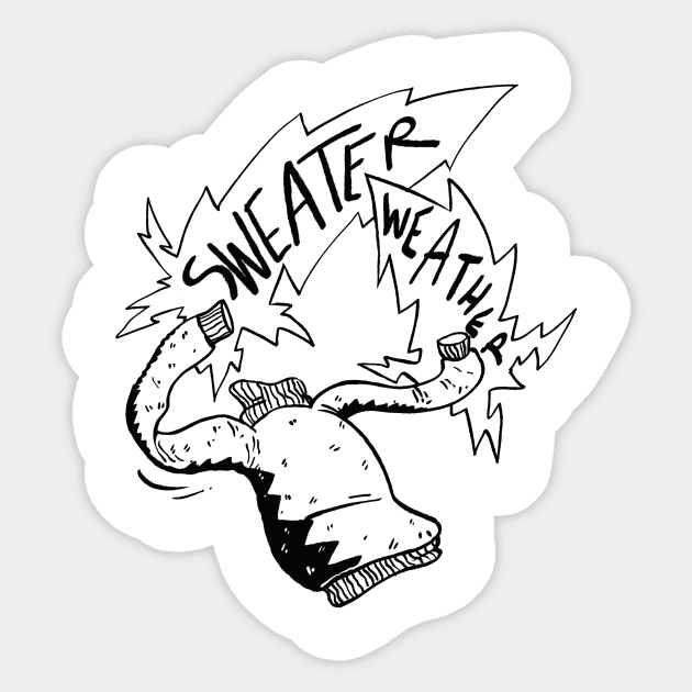 Sweater Weather Sticker by neilkohney